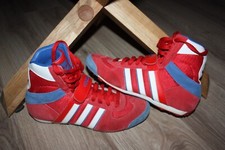 Adidas Wrestling Schuhe Boxschuhe Gr 40 UK 6,5 rot F1 042999 Retro 2004 Vintage