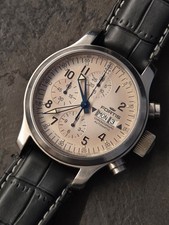 FORTIS COSMONAUTS B42 SWISS CHRONOGRAPH 7750 AUTOMATIK LEICHT GEBEIZT ZIFFERBLATT