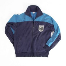 orig. BW Trainingsjacke Sport Trainingsanzug Jacke blau Bundeswehr Sweatjacke