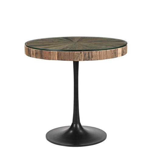 Bistrotisch rund 80cm - , altholz