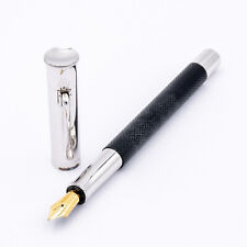 Graf von Faber-Castell Classic Schwarz Guilloche Füller 18K OB