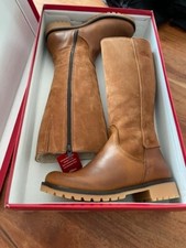 Oliver beige patent stiefel - patent,
