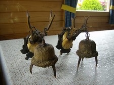 Pärchen Geweih Wandlampen