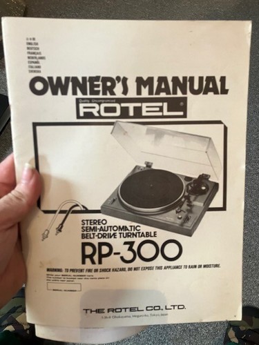 Rotel 300 anleitung - rotel,