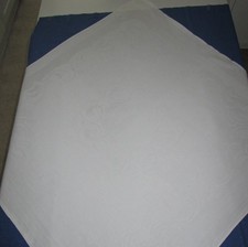 Mitteldecke 80 x 80 cm - weiß