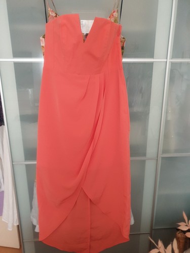 Korall orange kleid sommer - orange, 38