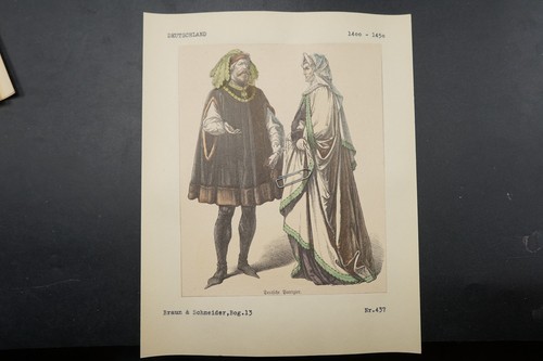 Bildtafel tracht kostüm alt - bildtafel,