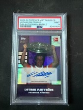 Topps Loth. Matthäus Set Auto PSA 9 - FC Bayern München - Lothar Matthäus /25