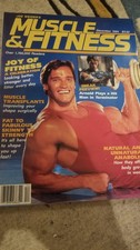 MUSCLE & FITNESS Schwarzenegger cover/ 2 page TERMINATOR preview December 84