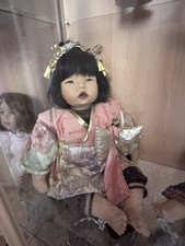 Deko alte Porzellan Puppen chinesische Mädchen 