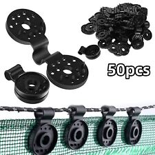 50x Kunststoff-Clips Für Schutztuch Sonnenschutznetz,Gewächshaus Gartennetz Clip
