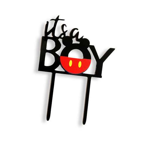 Acryl cake topper a boy - acryl,
