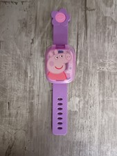 Vtech® Lernspielzeug Peppa Pig Peppas Lernuhr pink Armbanduhr ( Batterie Leer???