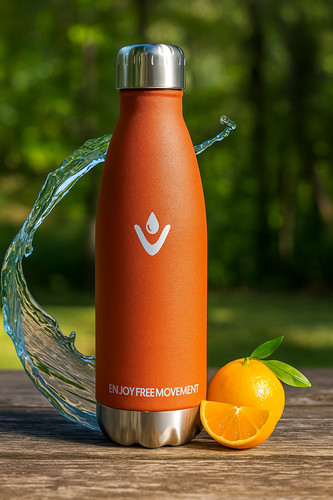 Wasserflasche 500ml edelstahl - 500ml,