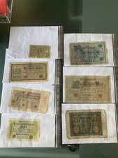 Sammler alte Reichs Banknoten