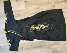 Hanfu Schwarz Gold Passt S-M