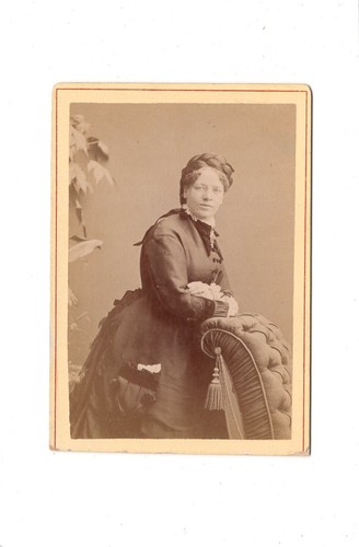 Cdv foto feine dame - cdv,