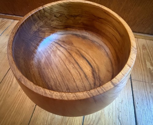 Teakholz schale 0cm rund - schale,