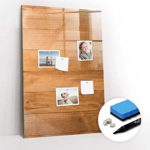 Magnetische glas magnettafel - glas,