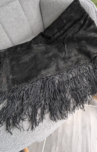 Antike samtdecke schwarz - antike,