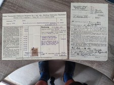 Oberschlesien Kattowitz Katowice Bestellung + Rechnung Staubsauger Fulgura 1931