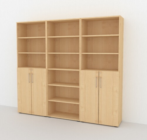 Büroschrankwand vh96 - büroschrankwand,