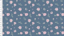 Baumwolljersey Stoff Rosen