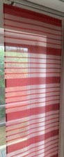 ⭐️SCHIEBEVORHANG BORDEAUX STREIFEN SCHIEBE GARDINE  VORHANG 240 X 59 CM MODERN⭐️