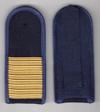 SONDERANGEBOT! Marine DDR Schulterstücke Paspel blau Kapitän Schifffahrt DSR 