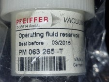 Pfeiffer Vacuum Operating