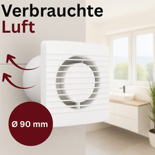 Badlüfter Wandmontage