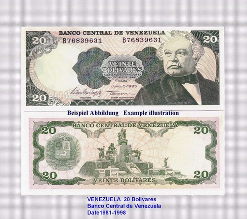 Venezuela bolivares 1995 - ,
