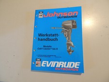 1990 Werkstatthandbuch Johnson Evinrude Außenborder Colt Junior 3 4 5 6 6.5 8 PS