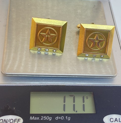 Manschettenknöpfe 417er gold - 417er,