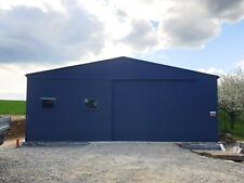 Stahlhalle 10×20m – Anthrazitgrau matt