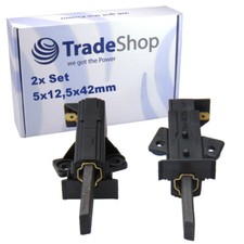 2x Motorkohlen 5 x 12,5 x 42 mm mit Halter L für Bosch WFK 2830 NL WFK 2201