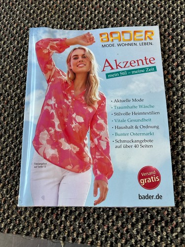Bader katalog akzente - katalog, mode