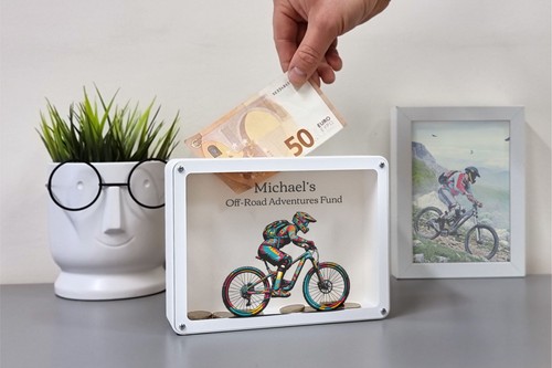 Mtb spardose personalisiert - spardose,