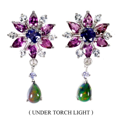 925 sterling silber - silber, ohrringe