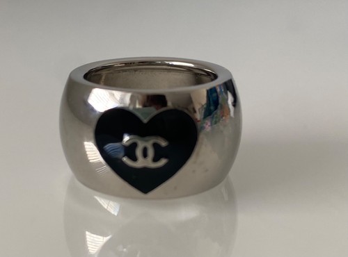 Chanel ring silberfarben - chanel,