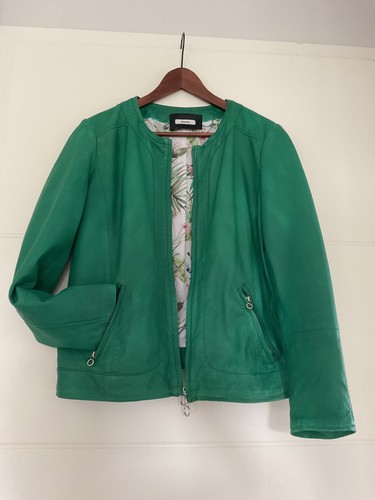 Riani lederjacke grün ev - grün, 42