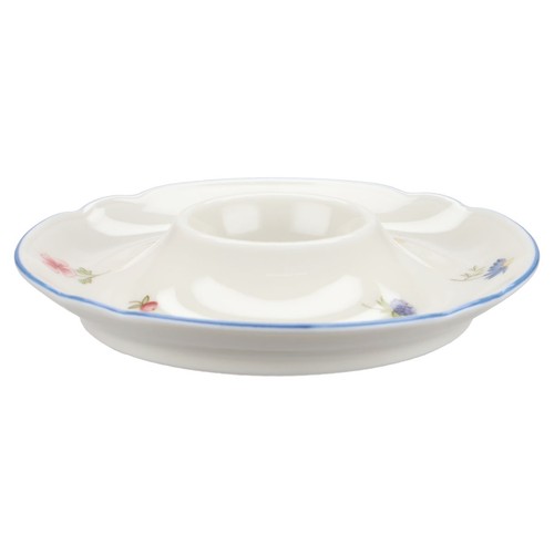 Eierbecher mit schalenablage - eierbecher,