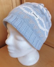 EISBÄR Mütze * hellblau / weiß * mit Fleeceband an Stirn * NEU, ohne Etikett