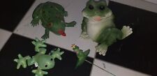 Frosch Sammlung aus verschiedenen Materialien