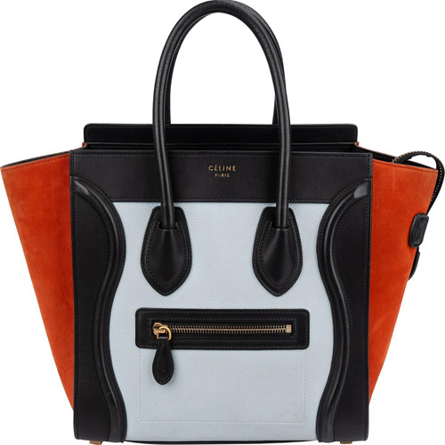 Céline tricolor leather - tricolor, suede