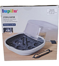 lupilu® Mikrowellen-Sterilisator BPA-frei 200ml inkl. Zange Baby Flaschen Dampf