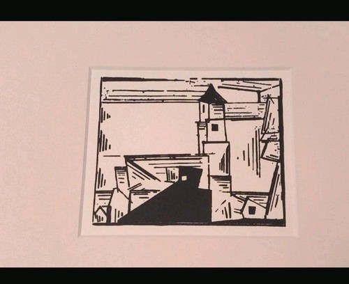 Lyonel feininger rathaus gelbe - lyonel,