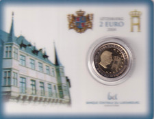 AV-VD Luxemburg 2004 2 Euro Großherzog Henry BU in Coincard 1565