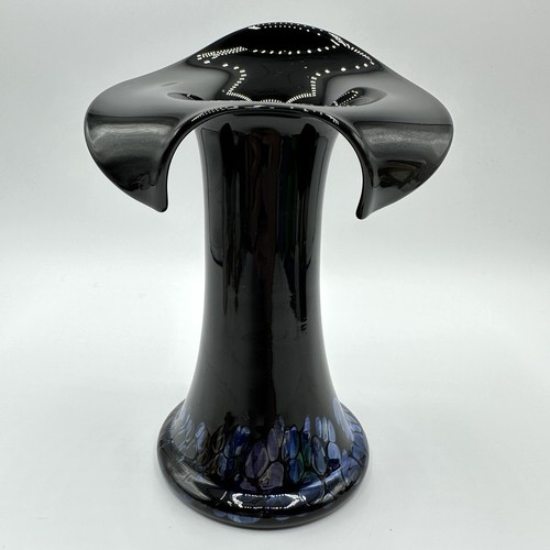 Vase eisch glas - glas, signiert