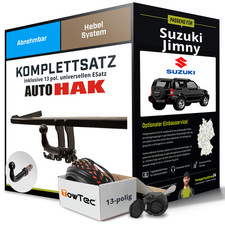 Für SUZUKI Jimny I Typ FJ,SN Anhängerkupplung abnehmbar +eSatz 13pol uni 01- PKW